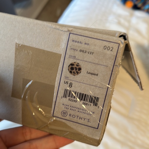 NWT Rothy’s The Point Leopard Flats - Picture 4 of 11